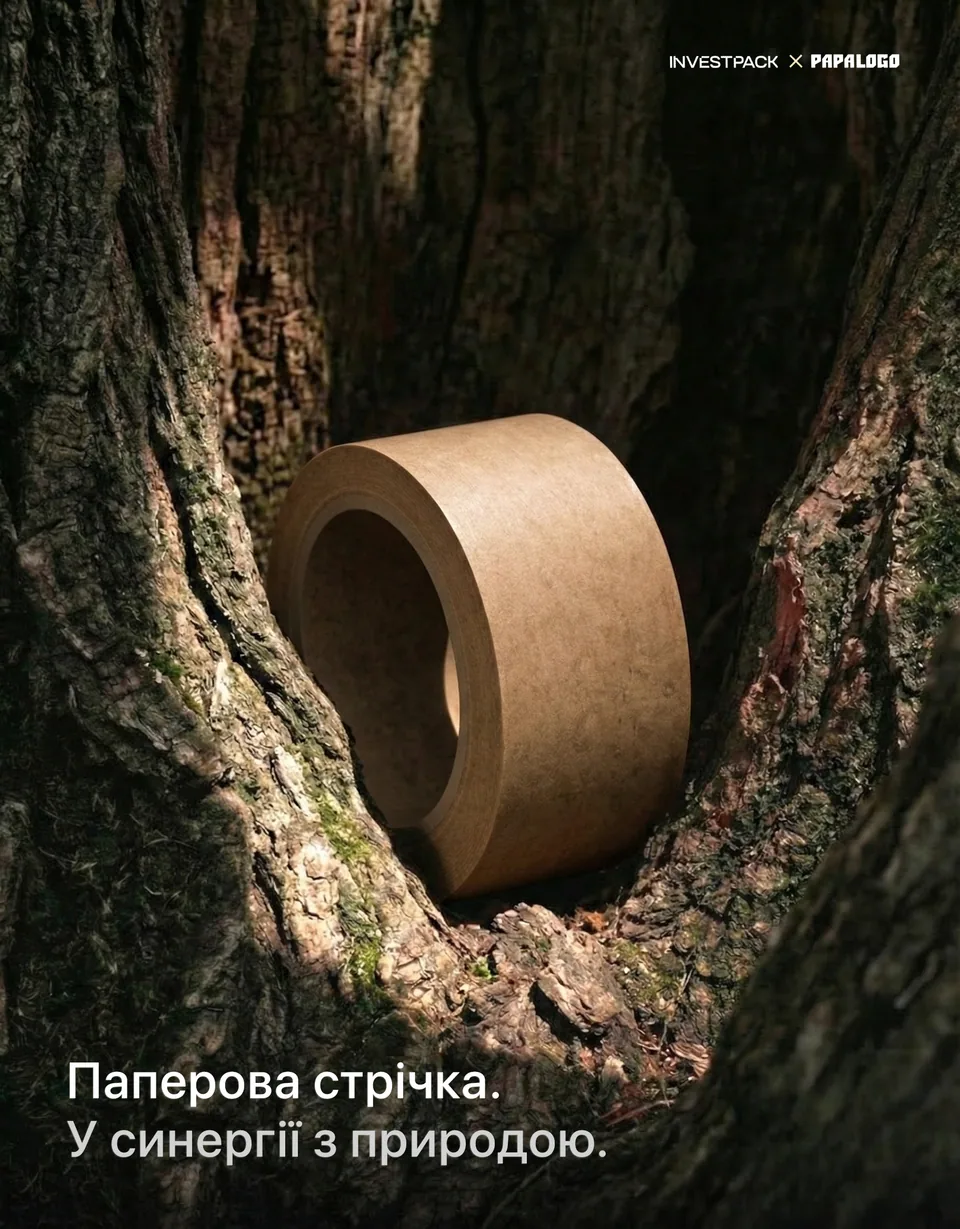 Крафтова стрічка у природному середовищі
